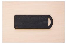  気鋭のアウトドアブランド&家具ブランドがつくる　東京・多摩産　栗のカッティングボード（ブラック）| まな板 料理 キッチン用品 調理 送料無料 東京 八王子