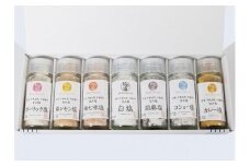  国産天然のだし素材を使用した贅沢調味塩　「紅彩塩 べにさいしお」7種セット | 塩 しお 国産 天然 出汁 調味料 料理 おいしい 送料無料 東京 八王子