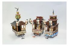 立版古（たてばんこ） 八王子の山車 ペーパークラフト3点セット