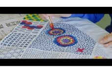  世界で一つのオリジナルを染め上げる。　「手差し型染め体験」| 染めもの 体験 一点物 ものづくり 伝統工芸 送料無料 東京 八王子