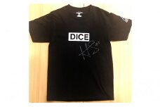 TACHIKAWA DICE　選手サイン入りTシャツ（ブラック）＆CD