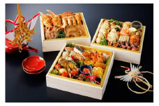 【12月31日(火) 店舗受取限定】ホテル日航立川 東京 特撰和洋中おせち 三段重(4人前)