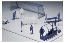 テラダモケイ「1/100建築模型用添景セット」選べる1点 【サッカー編】