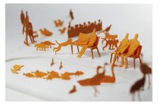 テラダモケイ「1/100建築模型用添景セット」選べる1点 【動物園編】