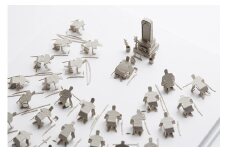 テラダモケイ「1/100建築模型用添景セット」選べる1点 【忠臣蔵･墓前に報告編】