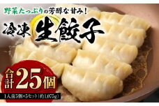 冷凍生餃子（1人前5個）×5セット ／ ぎょうざ ギョーザ 手作り ヘルシー 東京都