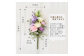 【完成品】仏花（花瓶なし・花束のみ）「あすか」お洒落な造花の仏花 ライトパープル