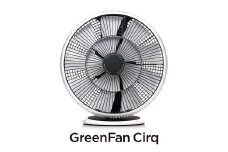 【7営業日以内発送】 GreenFan Cirq ホワイト×ブラック EGF-3400-WK／JP バルミューダ BALMUDA サーキュレーター 首振り コンパクト 空気循環 送風 大風量 衣類乾燥 リモコン