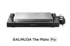 【7営業日以内発送】 BALMUDA The Plate Proブラック K10A-BK／JP バルミューダ ザ・プレート プロBALMUDA ホットプレート家電 おしゃれシンプルライブキッチン電気グリル 大型 調理家電