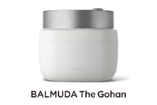 【7営業日以内発送】 BALMUDA The Gohanホワイト K08A-WH／JP バルミューダ ザ・ゴハン BALMUDA 3合炊き 3合 電気炊飯器 炊飯器 家電 おしゃれ シンプル