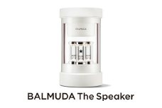 【7営業日以内発送】 BALMUDA The Speakerホワイト M01A-WH／JP バルミューダ ザ・スピーカー BALMUDA スピーカー ポータブル Bluetooth AUX入力対応 小型 おしゃれ 選べるカラー