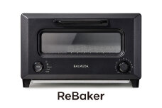 ReBaker ブラック KTT01JP-BK BALMUDA 選べるカラー トースター リベイク フライド オーブン 家電