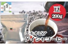 エチオピアゲイシャコーヒー豆200g ／ 飲料 珈琲 自家焙煎 フルーティー 東京都 [No.014]