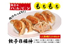 餃子8福神　8人前＜餃子のハルピン＞ ／ ぎょうざ ギョーザ 中華 東京都 [No.079]