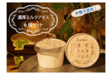 砂糖不使用！濃厚ミルクアイス6個セット