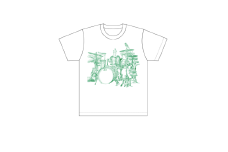 【緑/Mサイズ】JAZZinFUCHUと府中市の協働が奏でるハーモニーTシャツ