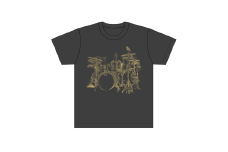 【黒/Sサイズ】JAZZinFUCHUと府中市の協働が奏でるハーモニーTシャツ