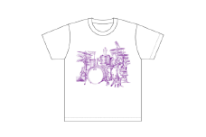 【紫/3XLサイズ】JAZZinFUCHUと府中市の協働が奏でるハーモニーTシャツ