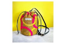 《munimuni》African draw string bag ※色柄はおまかせ【1617992】