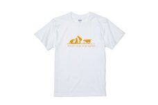 CafeどすオリジナルTシャツ　A柄白　Lサイズ【1622599】