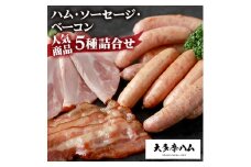 ＜大多摩ハム＞ ハム・ソーセージ・ベーコン 人気商品5種詰合せ【1625048】