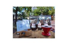 お手軽「珈琲バッグ」(3種類)+「炭火焙煎珈琲豆」お薦めセット(3種類)【1653082】