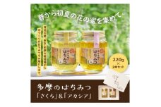 多摩のはちみつ220g　2本セット【1451177】