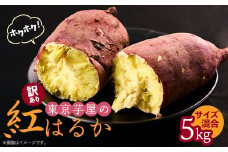＜訳あり＞サイズ不揃い　東京都産サツマイモ5kg(紅はるか)【1601476】