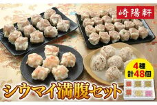 シウマイ満腹セット（４種 計48個）〈崎陽軒〉｜中華惣菜 しゅうまい 焼売 神奈川 横浜