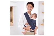 パパ専用抱っこひも デニム ネイビー〈パパコソ〉（Mサイズ）