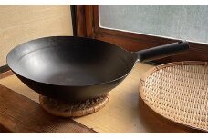 【ふるさと納税限定】片手中華鍋27cm　オリジナル名入れ（山田工業所）【ＩＨ調理可】