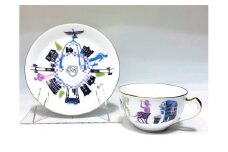 大倉陶園創業100周年記念・タカラダ限定「モトマチモダン」カップ＆ソーサー