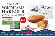 【ありあけ】横濱ハーバーアソート ダブルマロン＆抹茶黒蜜12個