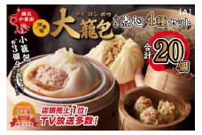 「 大籠包」含む点心4種セット(6箱 計20個入り)【横浜中華街 開華楼】[A]