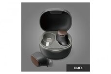 【ブラック】Bluetooth 5.3 IPX5 防滴 完全ワイヤレス ステレオイヤホン カナルタイプPG-BTE17TW