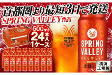 キリン SPRING VALLEY（スプリングバレー） 豊潤ラガー496　500ml　1ケース（24本入）【横浜工場製】