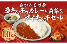 「慶」キムチのカレーと白菜＆オイキムチセット