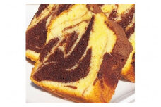 すべて手作りにこだわった、宿河原パウンドケーキ「チョコマーブル」