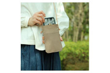 SKLO 肩掛けシンプルスマートフォンポーチ　Gray