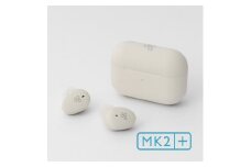 完全ワイヤレスイヤホン ag COTSUBU MK2+ CREAM 小さい/軽い/ オートペアリング/ 片耳モード/マイク/通話/IPX4