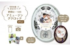 【WK64】写真で作る・オリジナル記念品時計／壁掛け電波振子時計