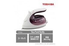 東芝 アイロン コードレス パワフルスチーム TA-FV470(R)