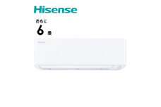 Hisense【エアコン標準取付工事込み】 ルームエアコン Sシリーズ【6畳用】HA-S22H-W ホワイト【 エアコン 暖房 冷房 生活家電 人気 おすすめ 送料無料】