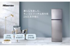 ハイセンス(HR-B2501) 250L 2ドア ファン式 冷蔵庫
