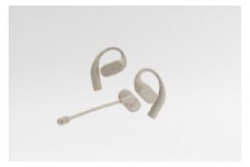 オープン型イヤホンfinal KDT3000 BEIGE ながら聴き/耳を塞がない/マイク左右付け替え可/自分の声だけがクリアに届く