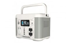 ポータブル電源300W／288Wh／80000mAh（3.6V換算）大容量リチウムイオンバッテリー　ホワイトとグレーのツートンカラー