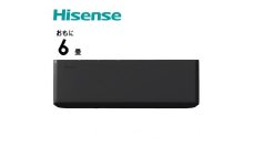 Hisense【エアコン標準取付工事込み】 ルームエアコン Sシリーズ Wi-Fi対応 ブラックモデル【6畳用】HA-S22H-B 【 エアコン Wi-Fiモデル 暖房 冷房 生活家電 人気 おすすめ 送料無料】
