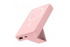 モバイルバッテリー 5000mAh MagSafe対応 ワイヤレス充電器【チェリーブロッサム】