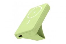 急速充電対応モバイルバッテリー 10000mAh MagSafe対応 ワイヤレス充電器【ピクニックグリーン】