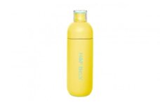 【レモンイエロー】軽量＆デザインと使いやすさにこだわった PSステンレスタンブラー 360ml